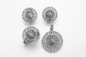 Colgante de corazón 925 plata esterlina pulseras personalizadas pendientes anillo collar de mujeres joyas